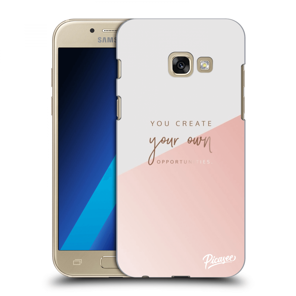 Picasee silikonowe przeźroczyste etui na Samsung Galaxy A3 2017 A320F - You create your own opportunities