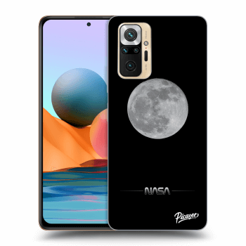 Picasee silikonowe przeźroczyste etui na Xiaomi Redmi Note 10 Pro - Moon Minimal