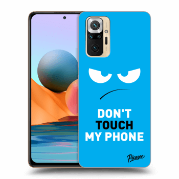 Etui na Xiaomi Redmi Note 10 Pro - Angry Eyes - Blue