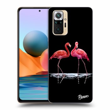 Etui na Xiaomi Redmi Note 10 Pro - Flamingos couple