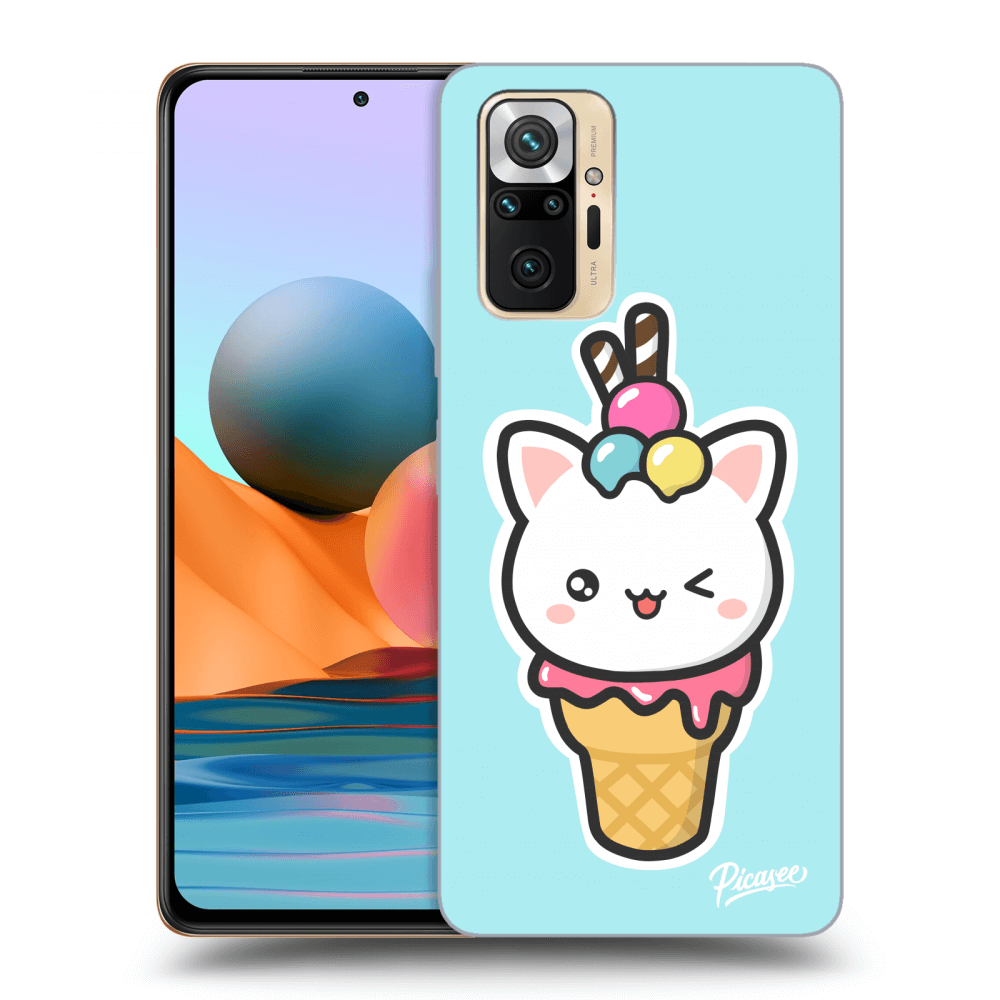Picasee ULTIMATE CASE pro Xiaomi Redmi Note 10 Pro - Ice Cream Cat