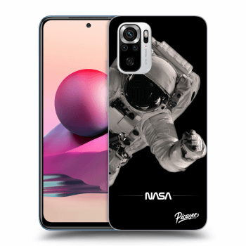 Picasee silikonowe przeźroczyste etui na Xiaomi Redmi Note 10S - Astronaut Big