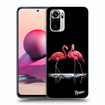 Etui na Xiaomi Redmi Note 10S - Flamingos couple