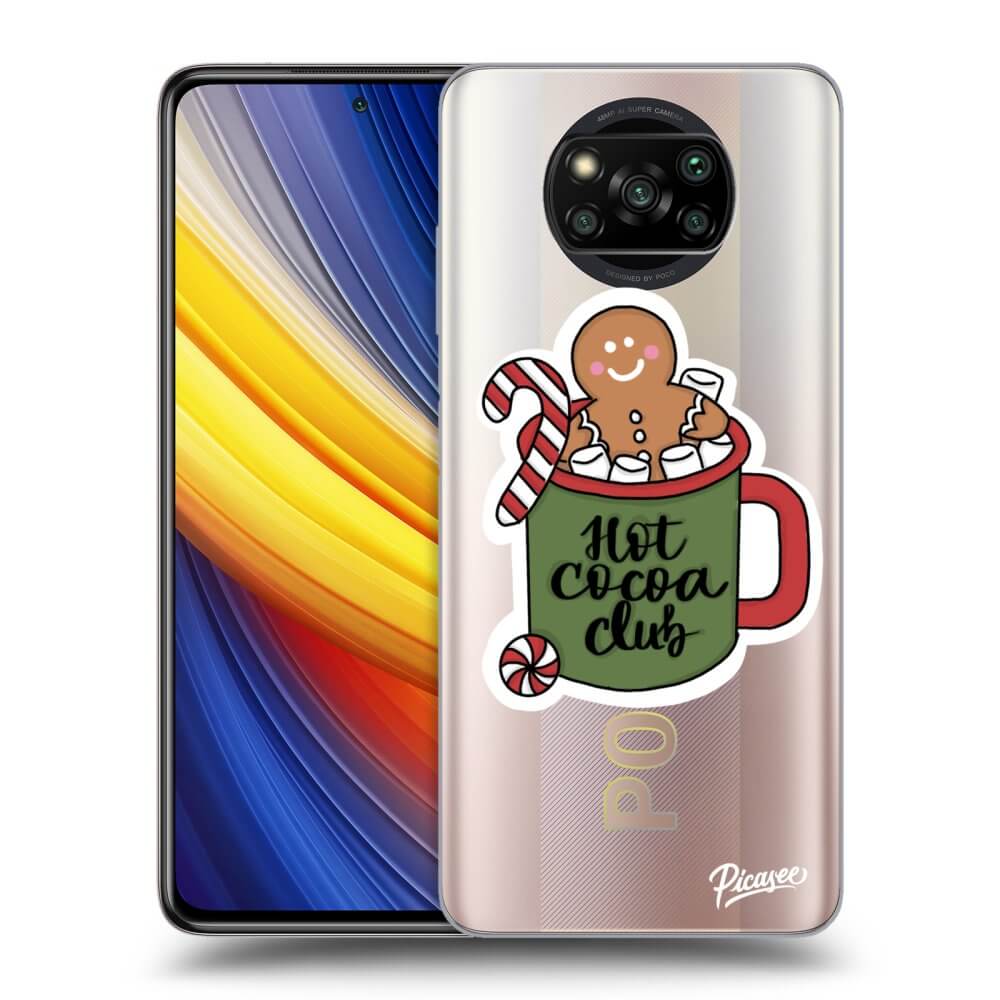 Picasee silikonowe przeźroczyste etui na Xiaomi Poco X3 Pro - Hot Cocoa Club