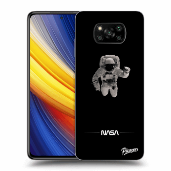 Picasee silikonowe przeźroczyste etui na Xiaomi Poco X3 Pro - Astronaut Minimal