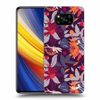 Etui na Xiaomi Poco X3 Pro - Purple Leaf