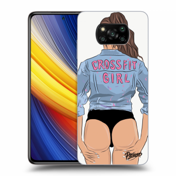 Picasee silikonowe przeźroczyste etui na Xiaomi Poco X3 Pro - Crossfit girl - nickynellow