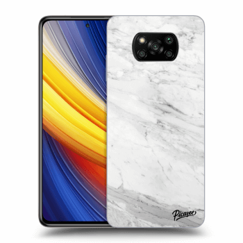 Etui na Xiaomi Poco X3 Pro - White marble