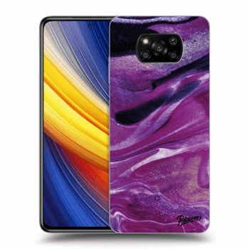 Etui na Xiaomi Poco X3 Pro - Purple glitter