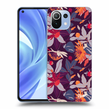 Etui na Xiaomi Mi 11 - Purple Leaf