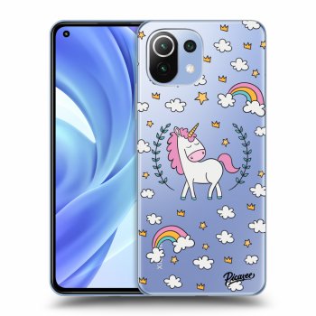 Picasee silikonowe przeźroczyste etui na Xiaomi Mi 11 - Unicorn star heaven