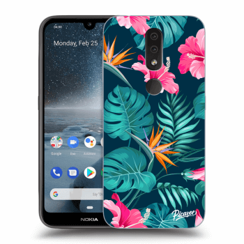 Etui na Nokia 4.2 - Pink Monstera