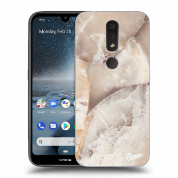 Etui na Nokia 4.2 - Cream marble