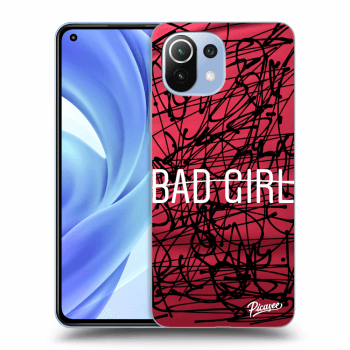 Picasee silikonowe czarne etui na Xiaomi Mi 11 Lite - Bad girl