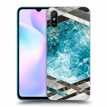 Picasee ULTIMATE CASE pro Xiaomi Redmi 9AT - Blue geometry