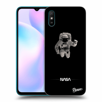 Picasee silikonowe przeźroczyste etui na Xiaomi Redmi 9AT - Astronaut Minimal