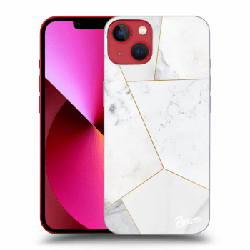 Picasee ULTIMATE CASE pro Apple iPhone 13 - White tile