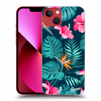 Picasee ULTIMATE CASE pro Apple iPhone 13 - Pink Monstera