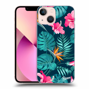 Picasee ULTIMATE CASE pro Apple iPhone 13 mini - Pink Monstera