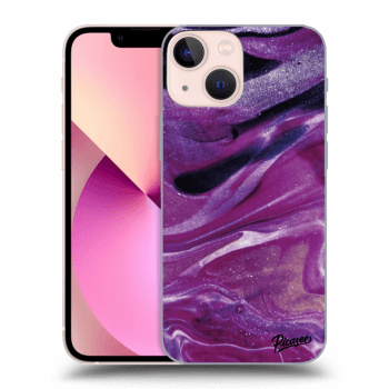 Picasee ULTIMATE CASE pro Apple iPhone 13 mini - Purple glitter