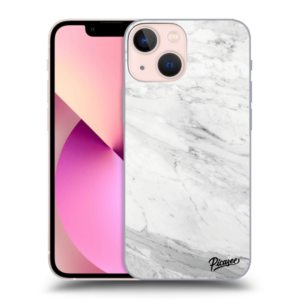 Picasee ULTIMATE CASE pro Apple iPhone 13 mini - White marble