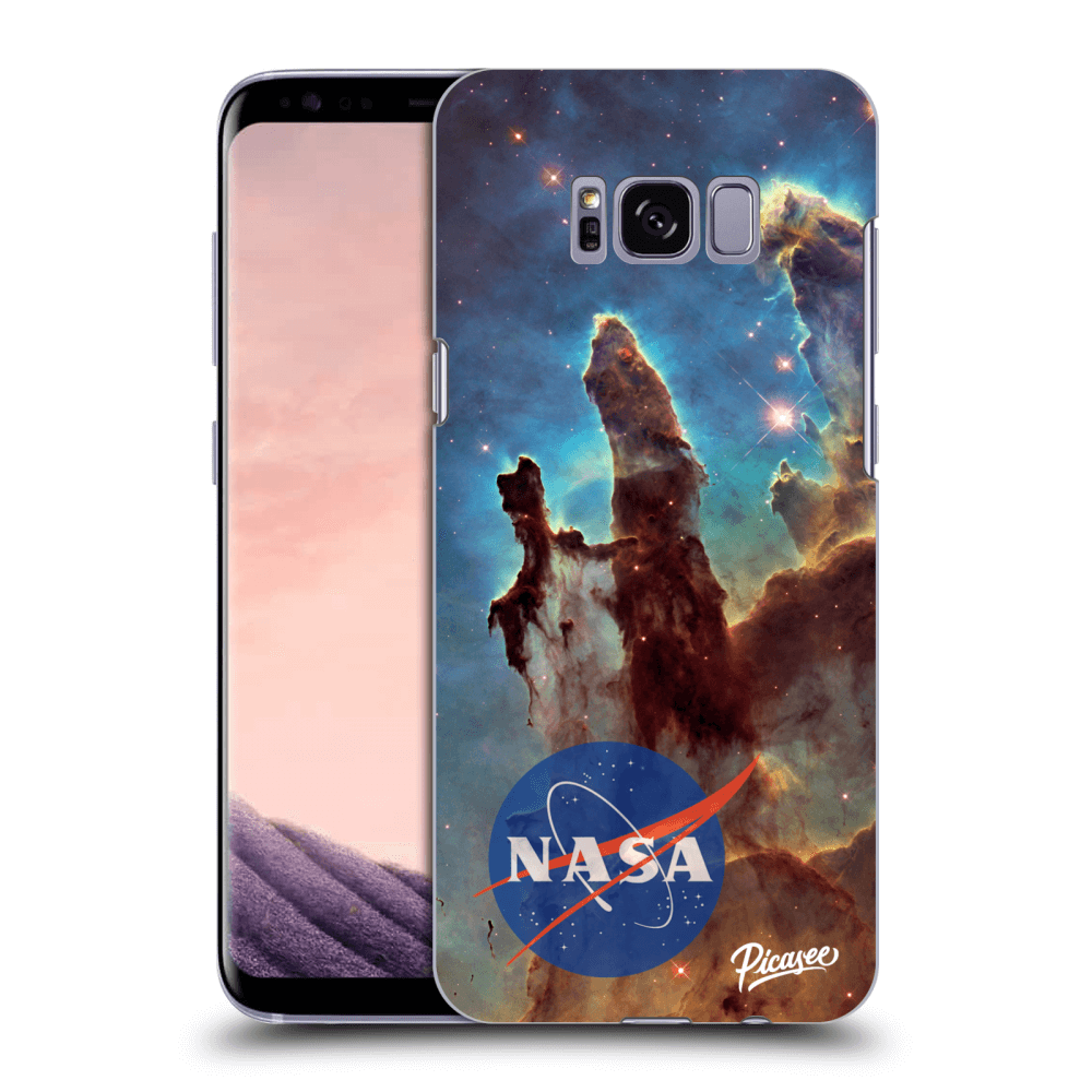 Picasee silikonowe przeźroczyste etui na Samsung Galaxy S8+ G955F - Eagle Nebula