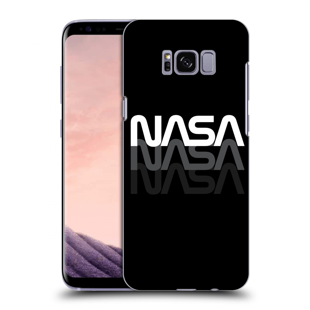 Picasee silikonowe przeźroczyste etui na Samsung Galaxy S8+ G955F - NASA Triple