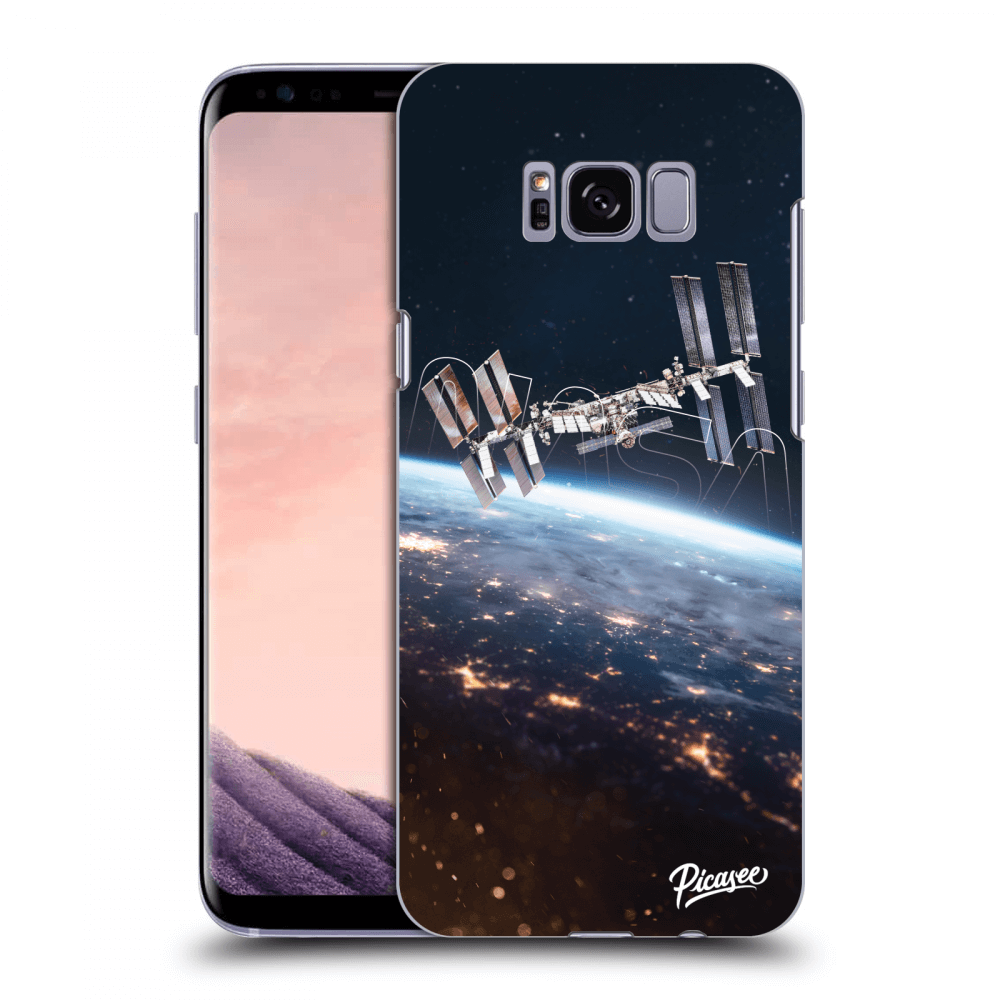 Picasee silikonowe przeźroczyste etui na Samsung Galaxy S8+ G955F - Station
