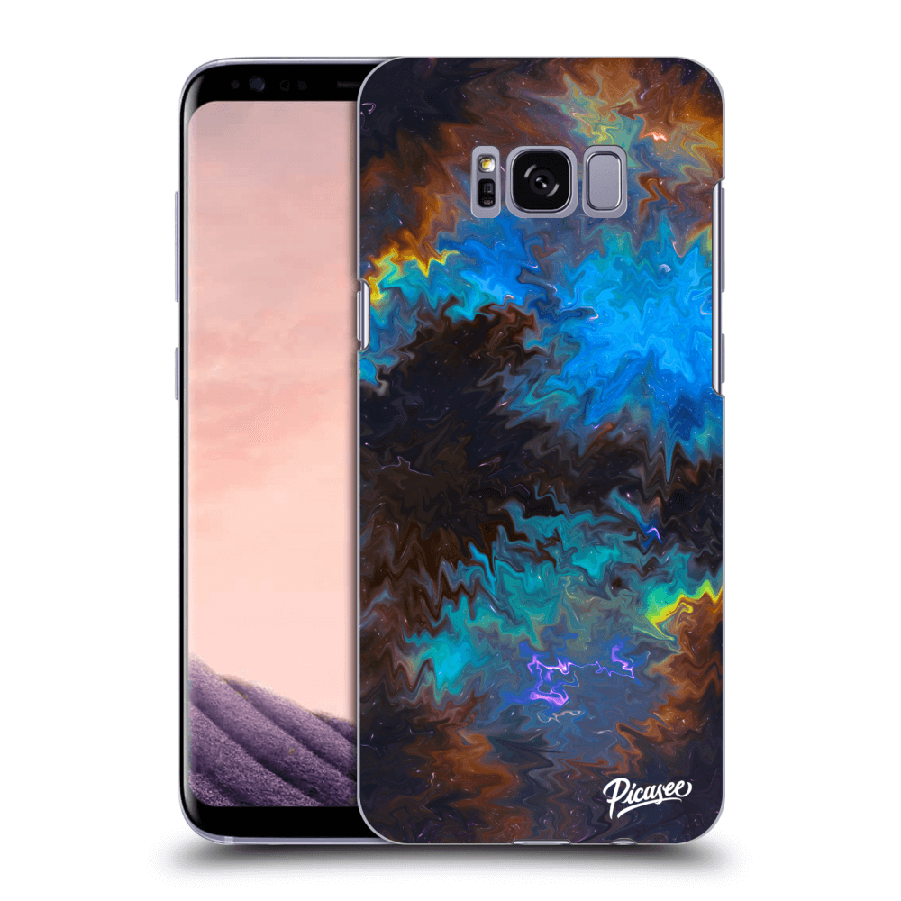 Picasee silikonowe przeźroczyste etui na Samsung Galaxy S8+ G955F - Space