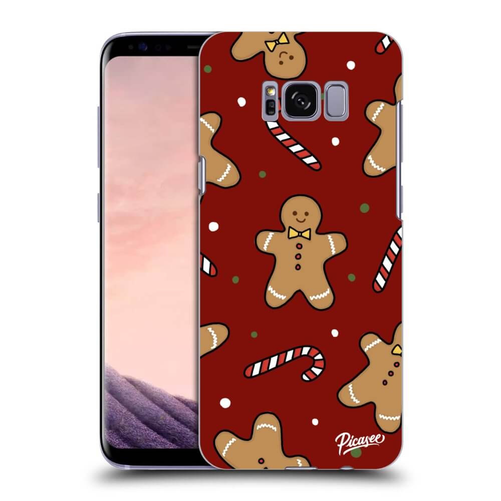 Picasee silikonowe przeźroczyste etui na Samsung Galaxy S8+ G955F - Gingerbread 2