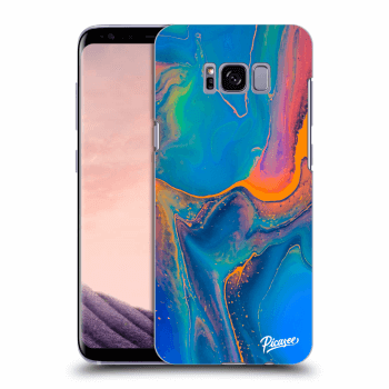 Picasee silikonowe przeźroczyste etui na Samsung Galaxy S8+ G955F - Rainbow