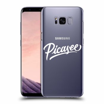 Picasee silikonowe przeźroczyste etui na Samsung Galaxy S8+ G955F - Picasee - White