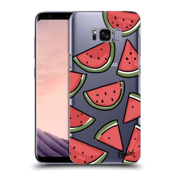 Picasee silikonowe przeźroczyste etui na Samsung Galaxy S8+ G955F - Melone
