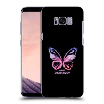 Picasee silikonowe przeźroczyste etui na Samsung Galaxy S8+ G955F - Diamanty Purple