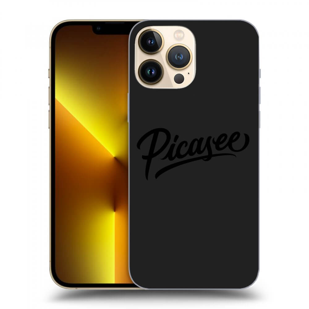 Picasee silikonowe czarne etui na Apple iPhone 13 Pro Max - Picasee - black