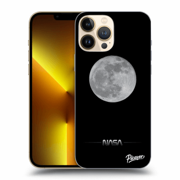 Picasee silikonowe czarne etui na Apple iPhone 13 Pro Max - Moon Minimal
