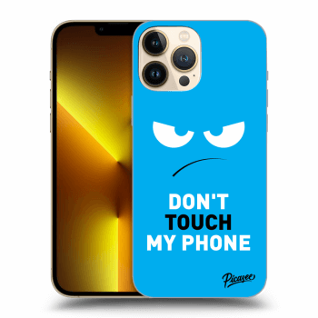 Etui na Apple iPhone 13 Pro Max - Angry Eyes - Blue