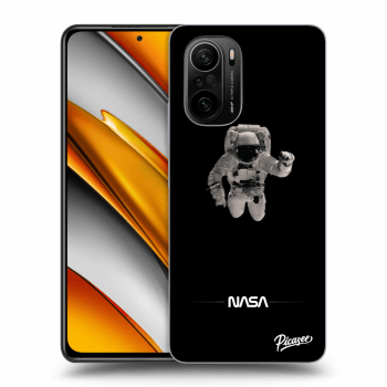 Picasee silikonowe przeźroczyste etui na Xiaomi Poco F3 - Astronaut Minimal