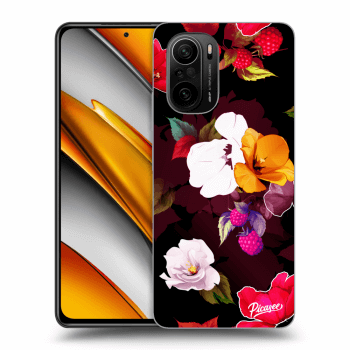Etui na Xiaomi Poco F3 - Flowers and Berries