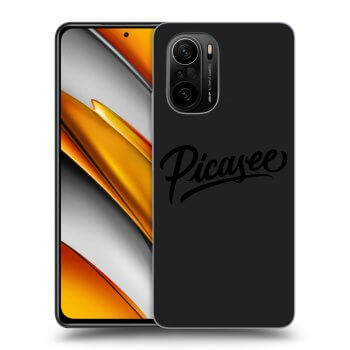 Picasee silikonowe czarne etui na Xiaomi Poco F3 - Picasee - black