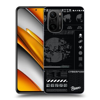 Picasee silikonowe czarne etui na Xiaomi Poco F3 - FUTURE