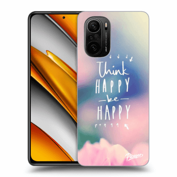 Etui na Xiaomi Poco F3 - Think happy be happy
