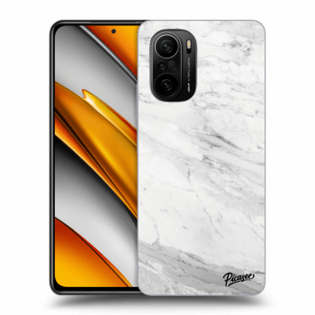 Etui na Xiaomi Poco F3 - White marble