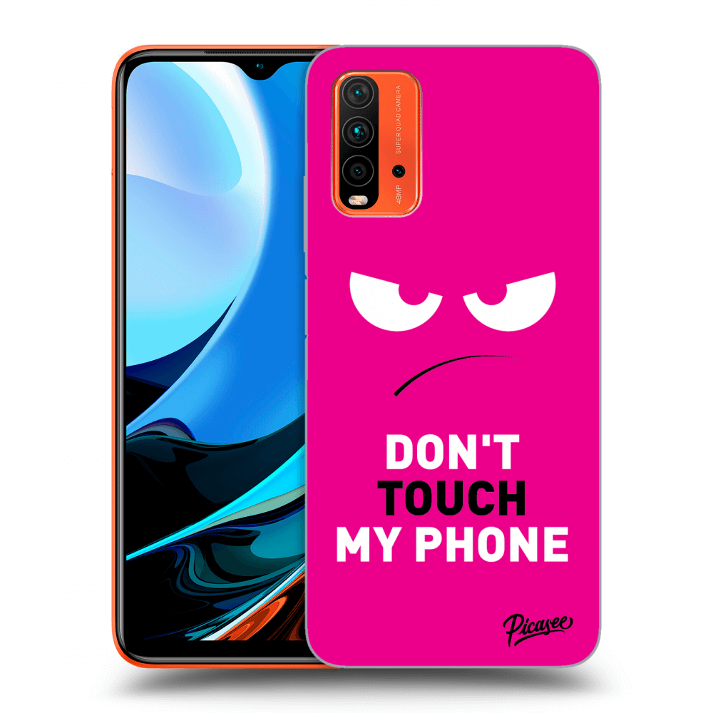 Picasee ULTIMATE CASE pro Xiaomi Redmi 9T - Angry Eyes - Pink