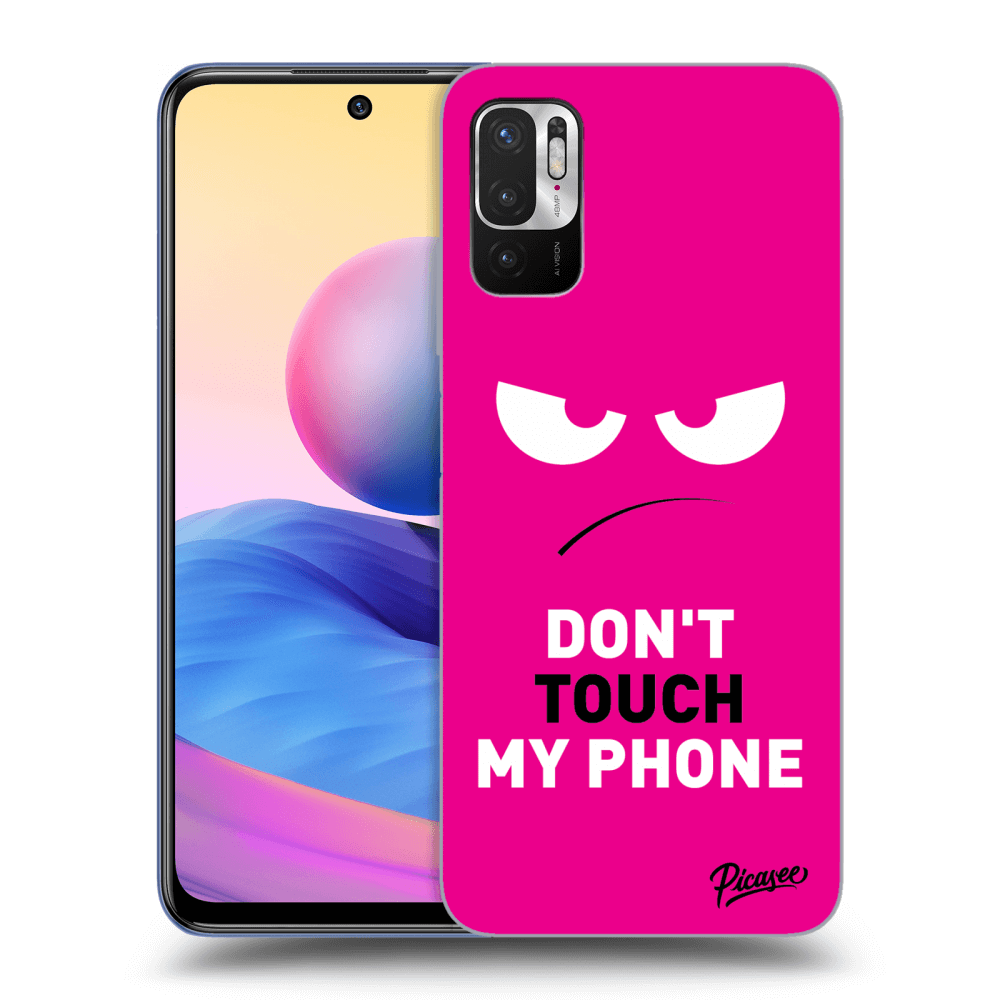 Picasee ULTIMATE CASE pro Xiaomi Redmi Note 10 5G - Angry Eyes - Pink