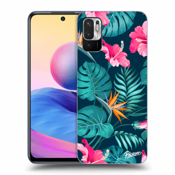 Etui na Xiaomi Redmi Note 10 5G - Pink Monstera