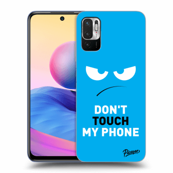 Etui na Xiaomi Redmi Note 10 5G - Angry Eyes - Blue