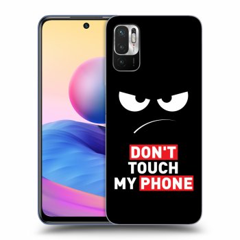 Etui na Xiaomi Redmi Note 10 5G - Angry Eyes - Transparent