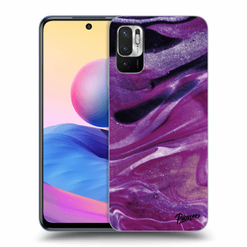 Etui na Xiaomi Redmi Note 10 5G - Purple glitter