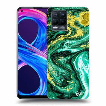 Etui na Realme 8 Pro - Green Gold